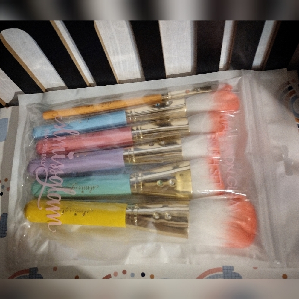 SlMissglam Macaron Glam Brush Set - Picture 11 of 12